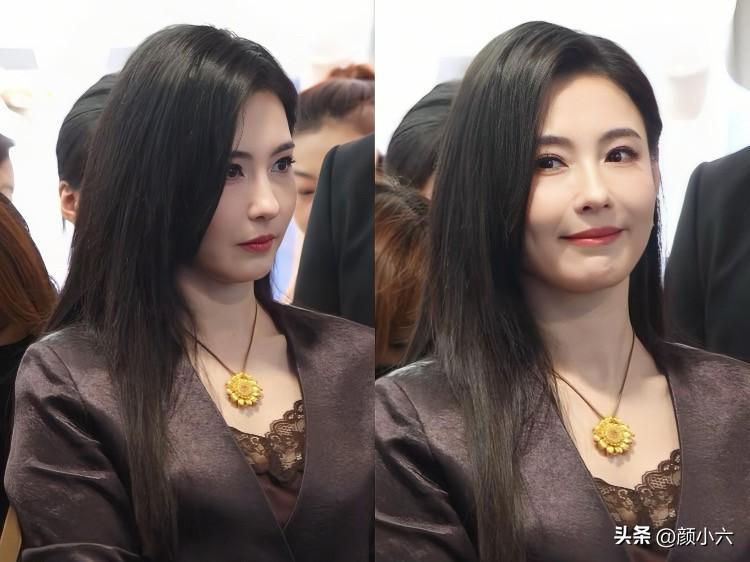 张柏芝这场“完美”，看得我真心疼。
今天刷到张柏芝的活动图，咱就不夸那张神颜脸了