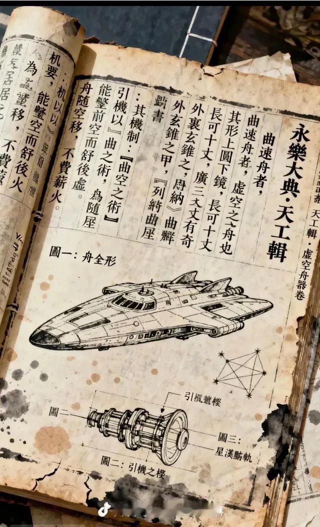 真的惊掉下巴！在《永乐大典》其中一页上竟发现宇宙飞船雏形。古人的智慧真是深不可测