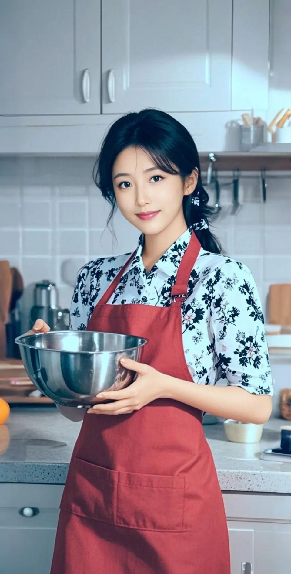 AI扩图 AI厨间佳人