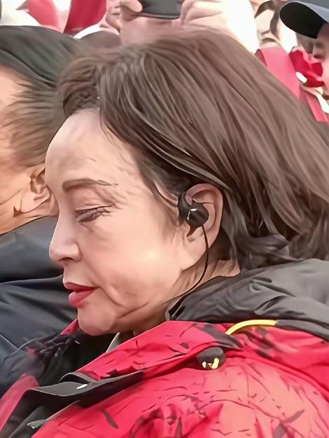 刘晓庆的这张脸，看出了衰老的迹象，尽管她保养的非常好，但毕竟已经是一个70多岁的