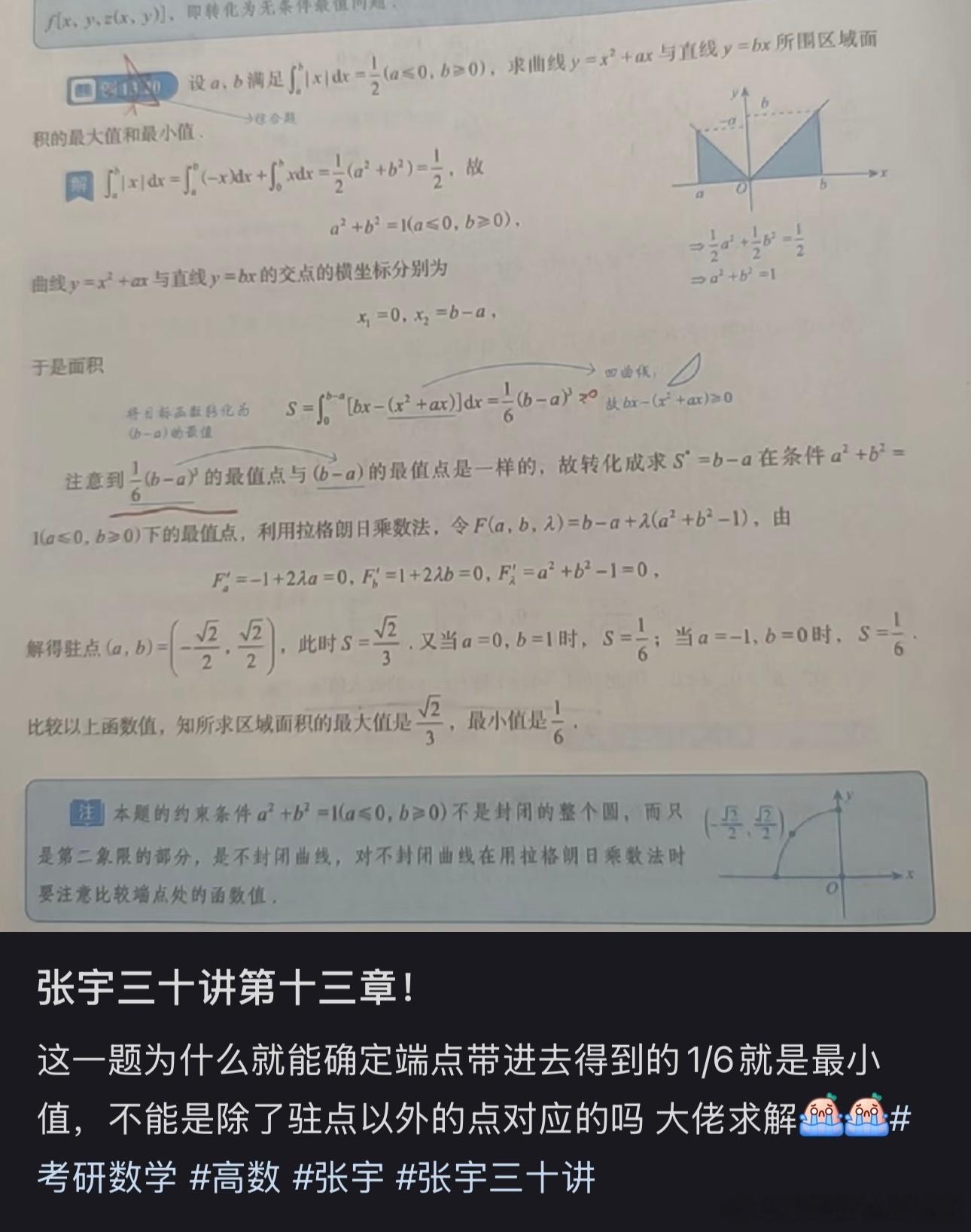能成为最值点的点只有驻点、不可导点（如果有的话）及端点。这是基本理论，理论搞不清
