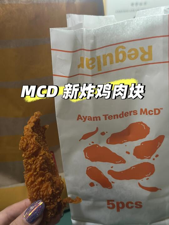 麦当劳炸鸡肉块 🤤
