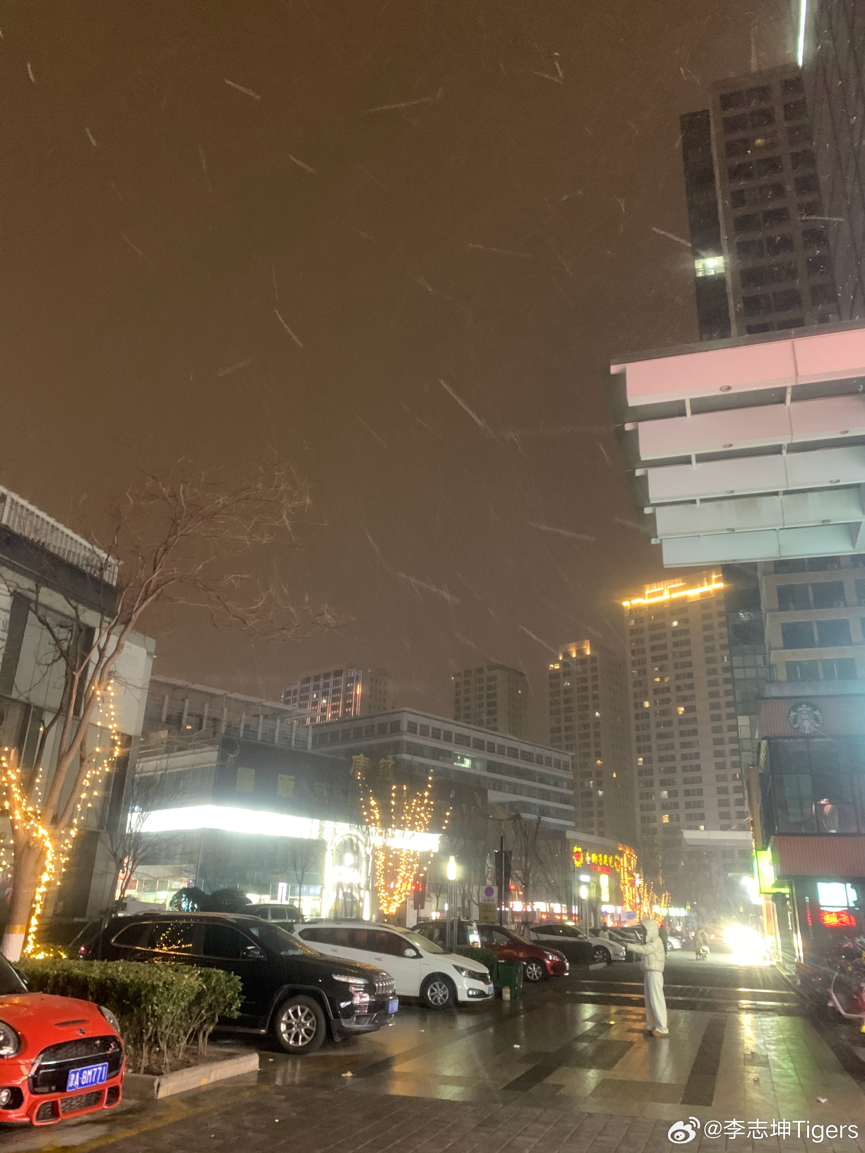 你那里下雪了吗天津津门虎 天津·奥城商业广场