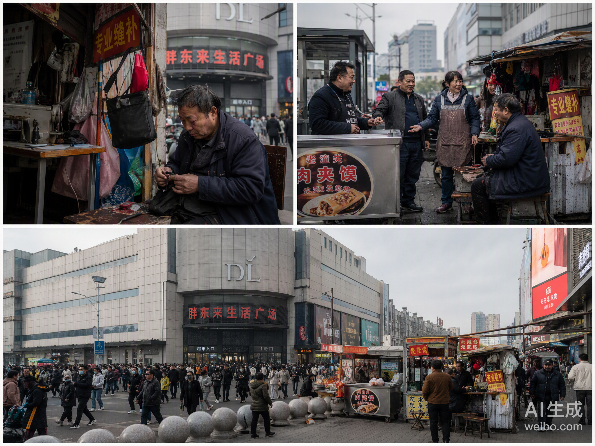 那个不足3平米的缝补摊，在胖东来生活广场旁守了23年。听说老店要关，摊主没犹豫，