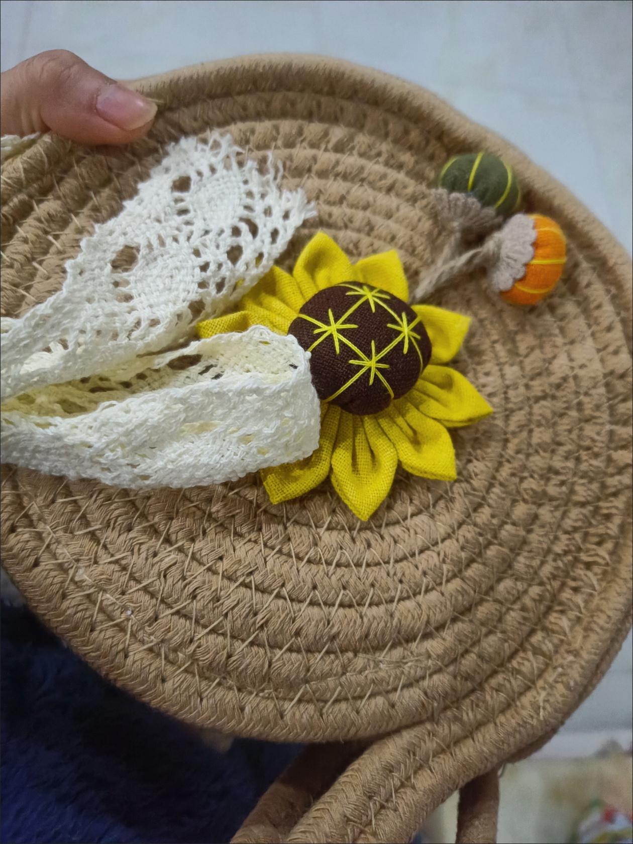 好可爱的包包呀，开心的一天！手工钩织的包包,喜欢吗?