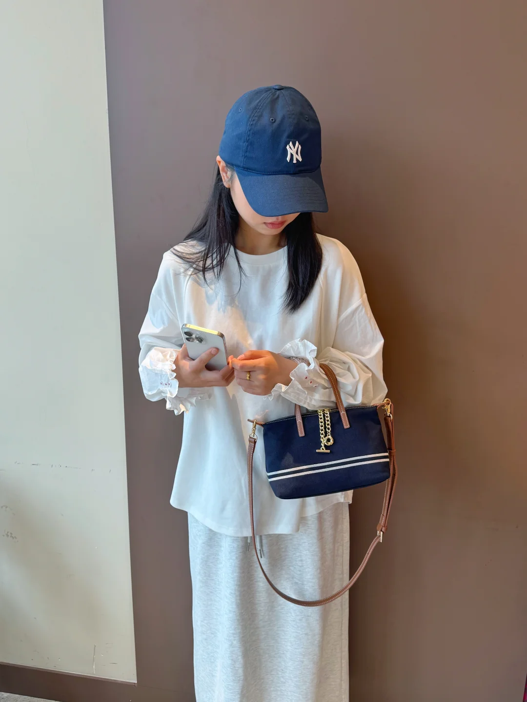 我的旅行搭子✈️ 可爱又高级的藏蓝色小托特