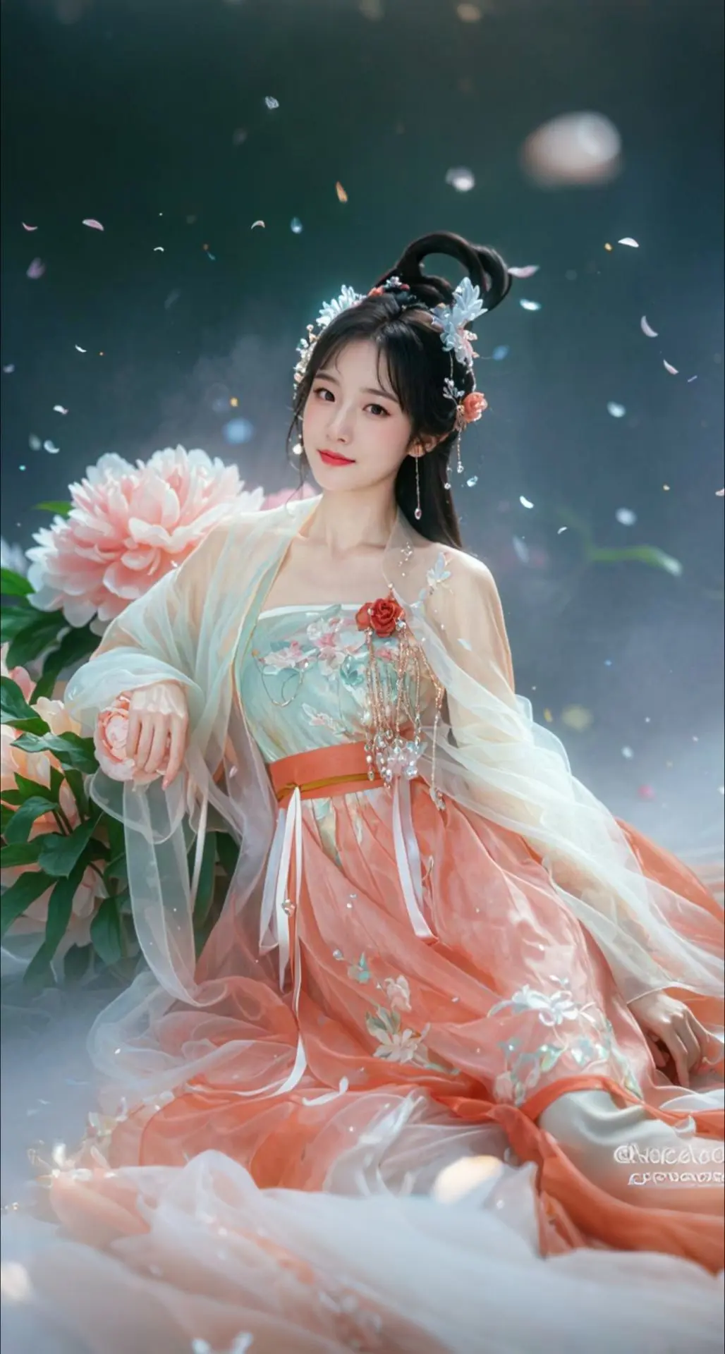 AI扩图 AI唐宫花妖韵
