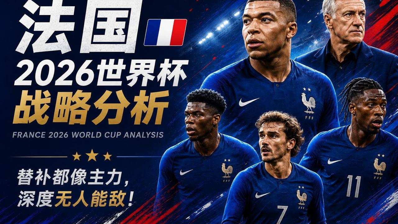 法国🇫🇷队是夺冠热门！
综合分析，法国队最具备夺冠条件，因为它的三条线比较均