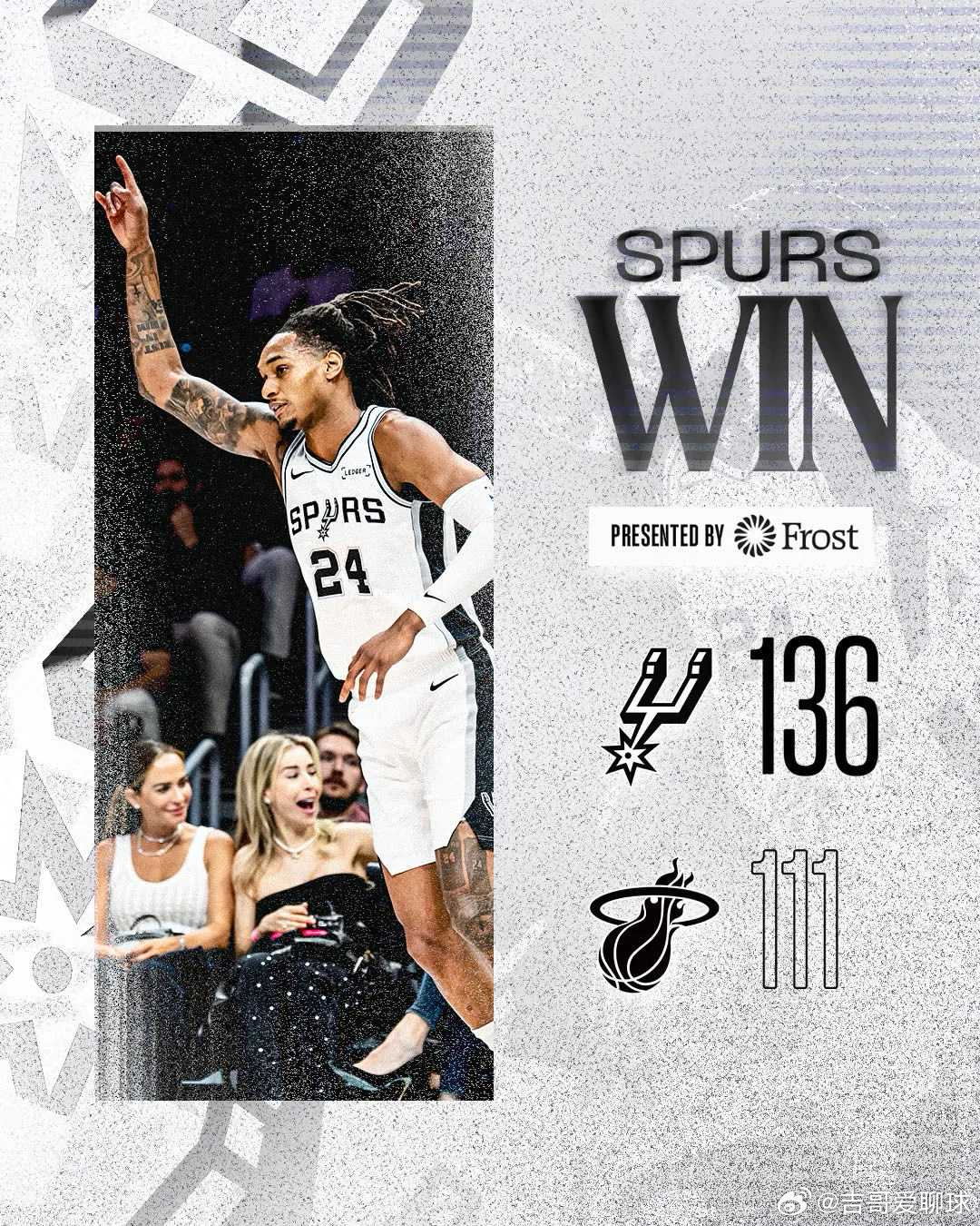 今天是2026年3月24日，这场比赛确实是今天NBA最“一边倒”的视觉盛宴！马刺