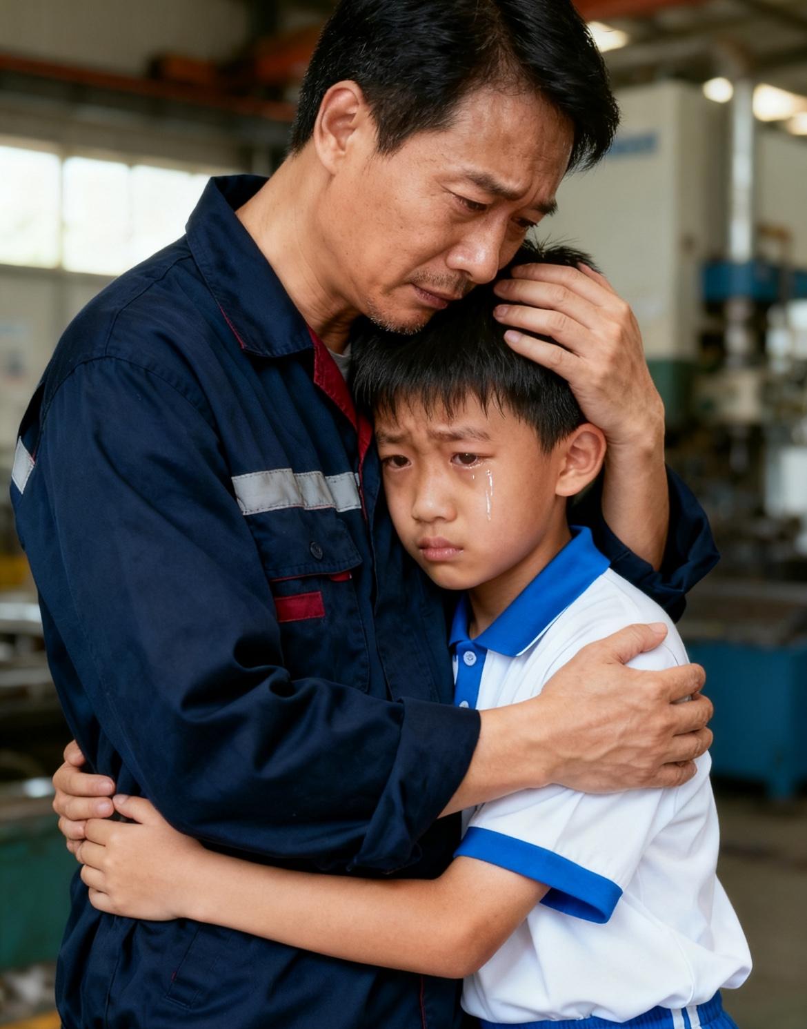 “天呐！孩子考10分遭父亲板凳砸头！”男孩拿着10分试卷战战兢兢回家，父亲却因工