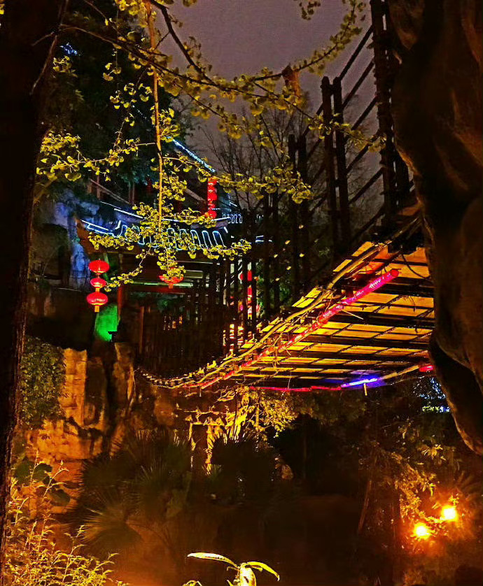 重庆洪崖洞，璀璨夜景，美哭了! 