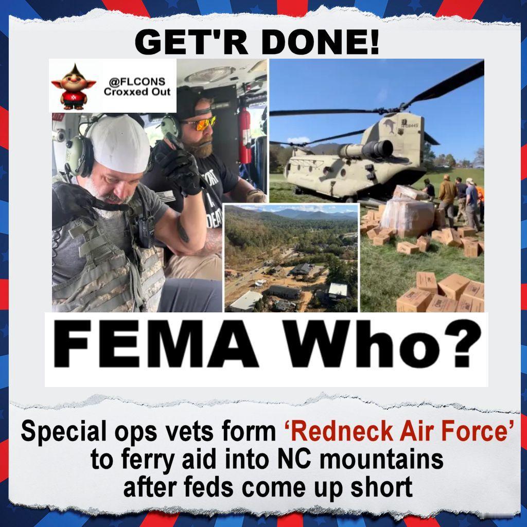 北卡罗来纳州斯万诺亚——飓风海伦肆虐后，北卡罗来纳州数百名特种作战人员自发组成了