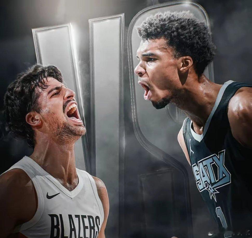 开拓者vs马刺果然不出意外！马刺一发力就直接把开拓者打趴下了，文班亚马轰下35分