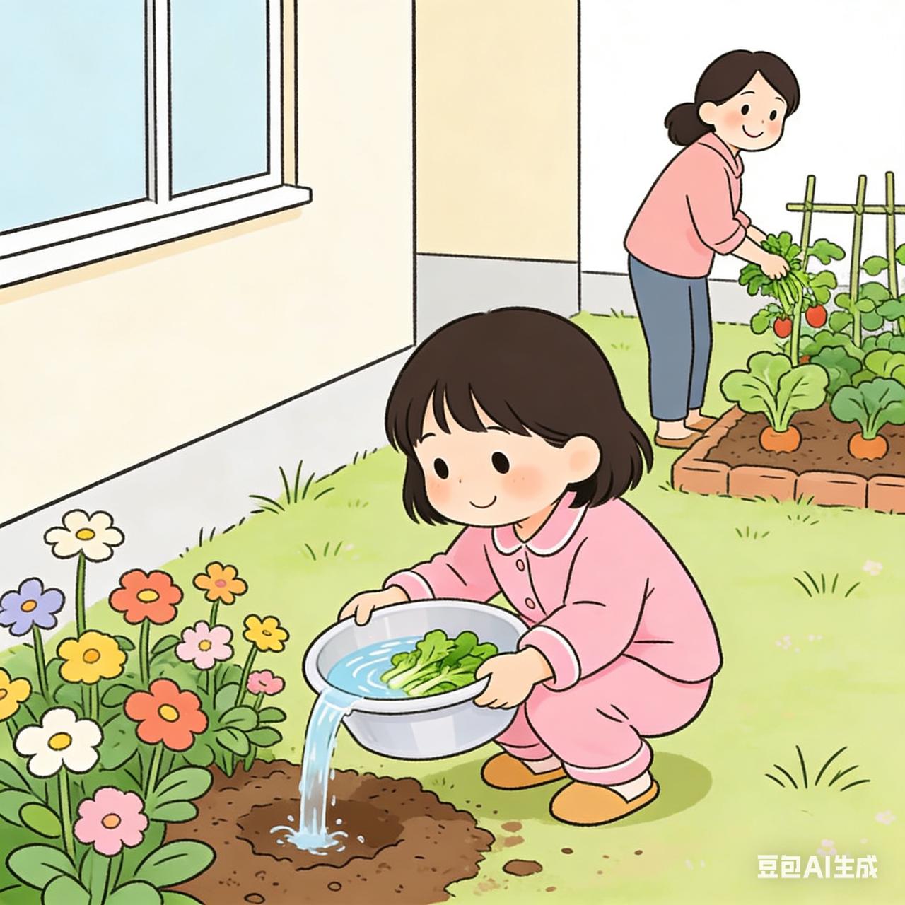 今天是母亲节，
我却忍不住在孩子面前哭起来了，
因为今天我不只是身体上难受，心里