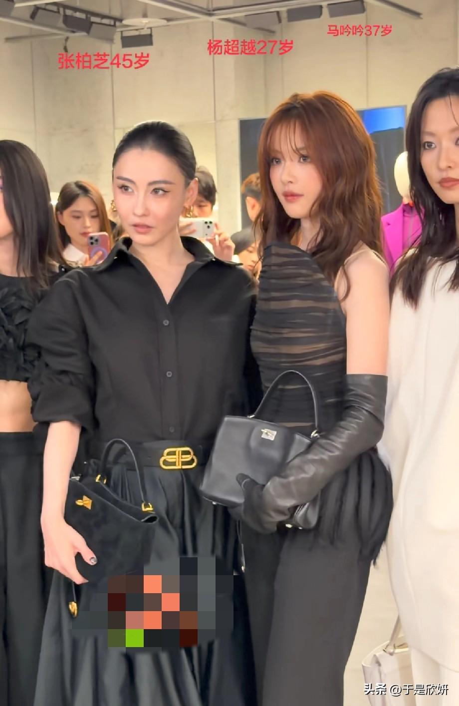 张柏芝45岁同框杨超越27岁！年龄差18岁，谁赢了？✨
 
一场时尚活动，把张柏