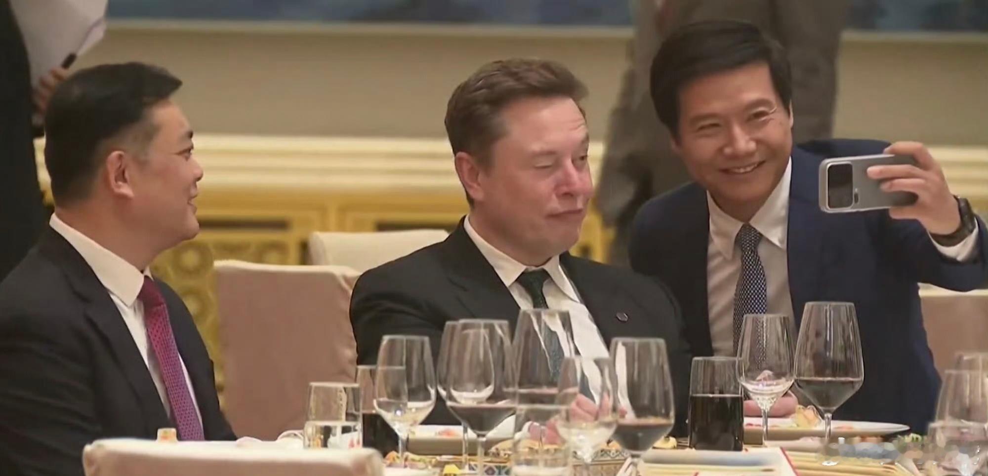 两大顶强同框！雷军×马斯克 同席国宴，画面太有看点✨大佬同框，一眼看见全球科技与