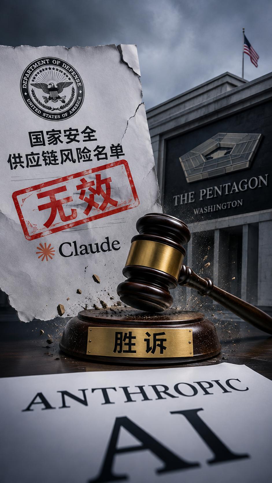Claude不肯给完全自主武器松绑，Anthropic把五角大楼告赢了

Ant
