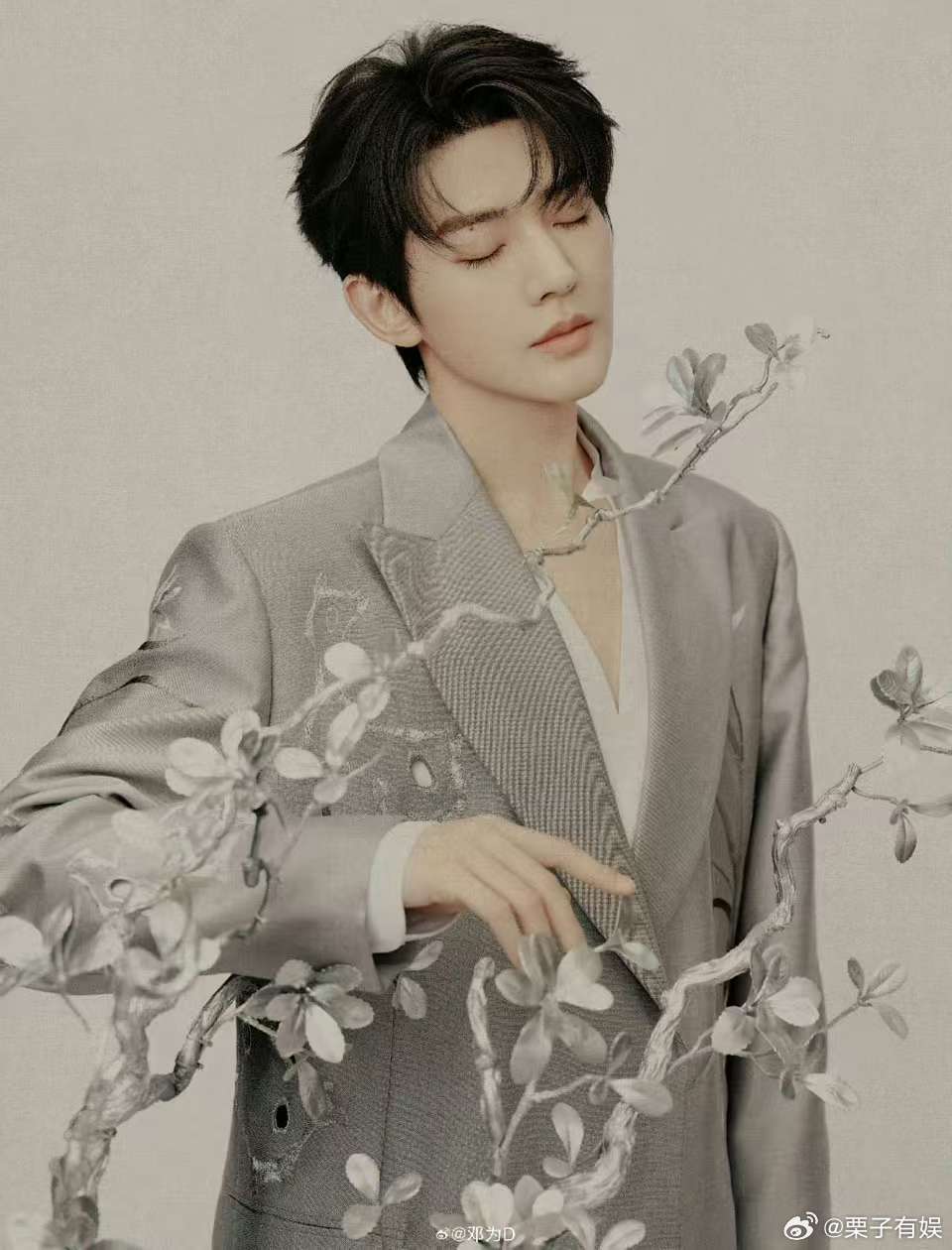 邓为水墨感大片邓为新中式贵公子邓为新中式贵公子，太好看了，[心][心] ​​​