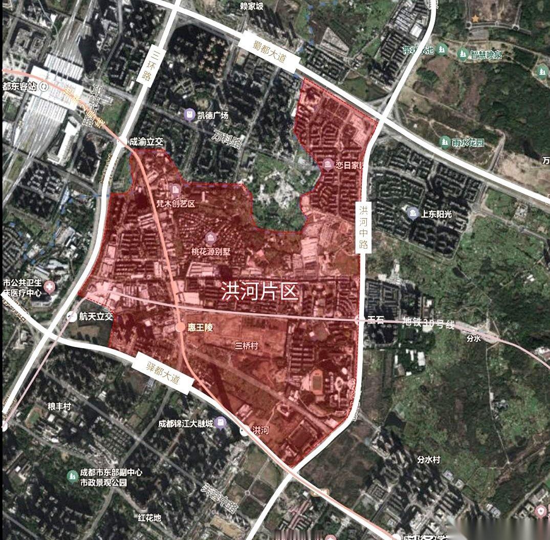 洪河那块儿，以后房子要少盖了。
你没看错。规划调了，住宅用地砍了点，换来的是公园