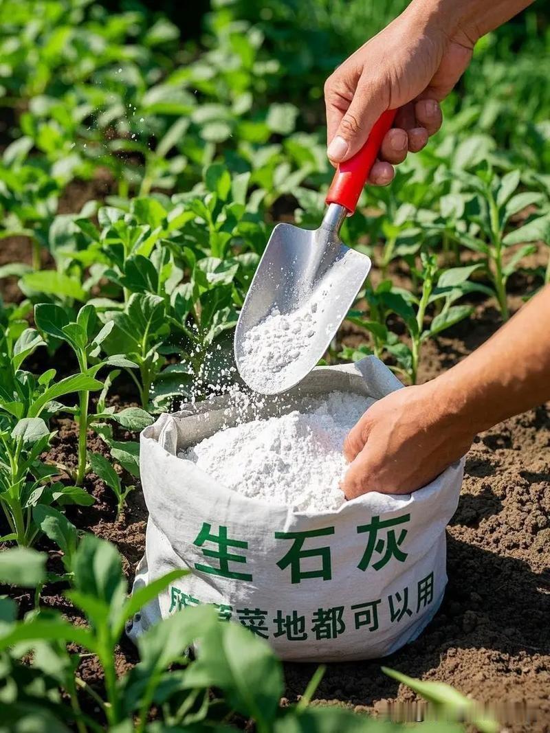 种菜为什么要撒生石灰?
 
菜友们听好！收完菜别着急种下一茬，撒把生石灰，菜地直