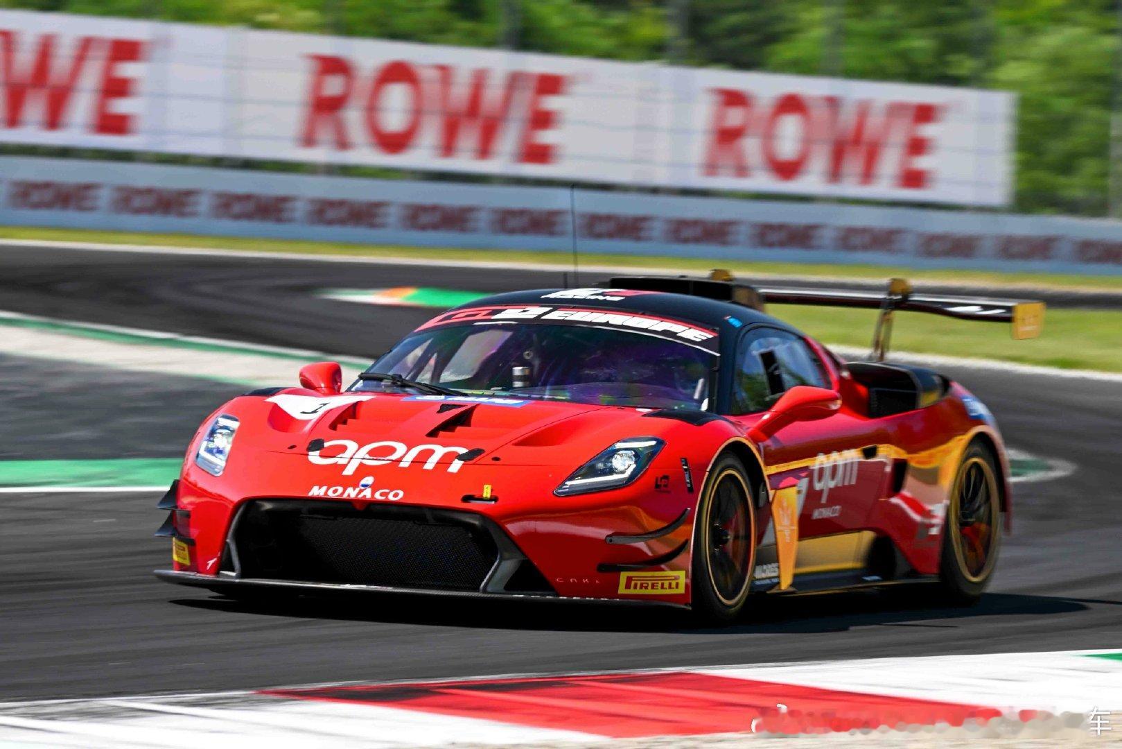 2026年倍耐力GT2欧洲系列赛蒙扎站，玛莎拉蒂赛事部门以包揽全场冠亚军的战绩开
