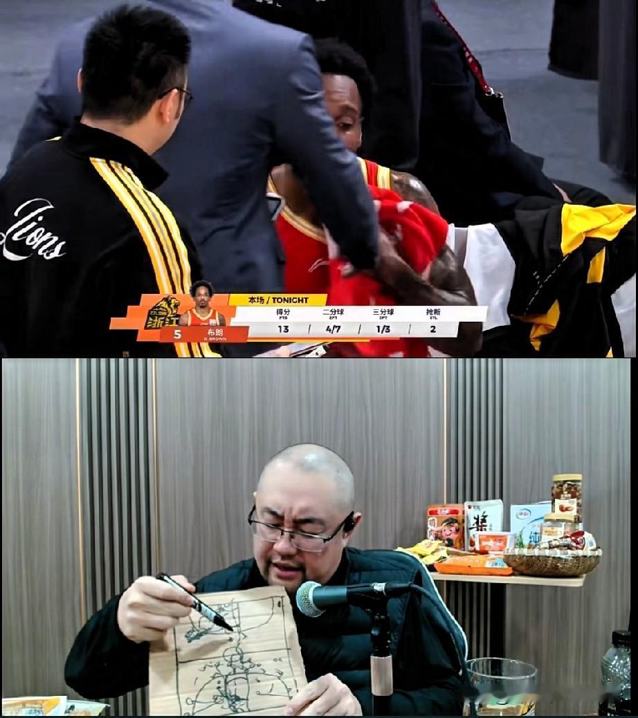 篮球名嘴贾队长痛心疾首！张镇麟在上海沦为蓝领，上海被广厦完全压制，张镇麟折手感冰