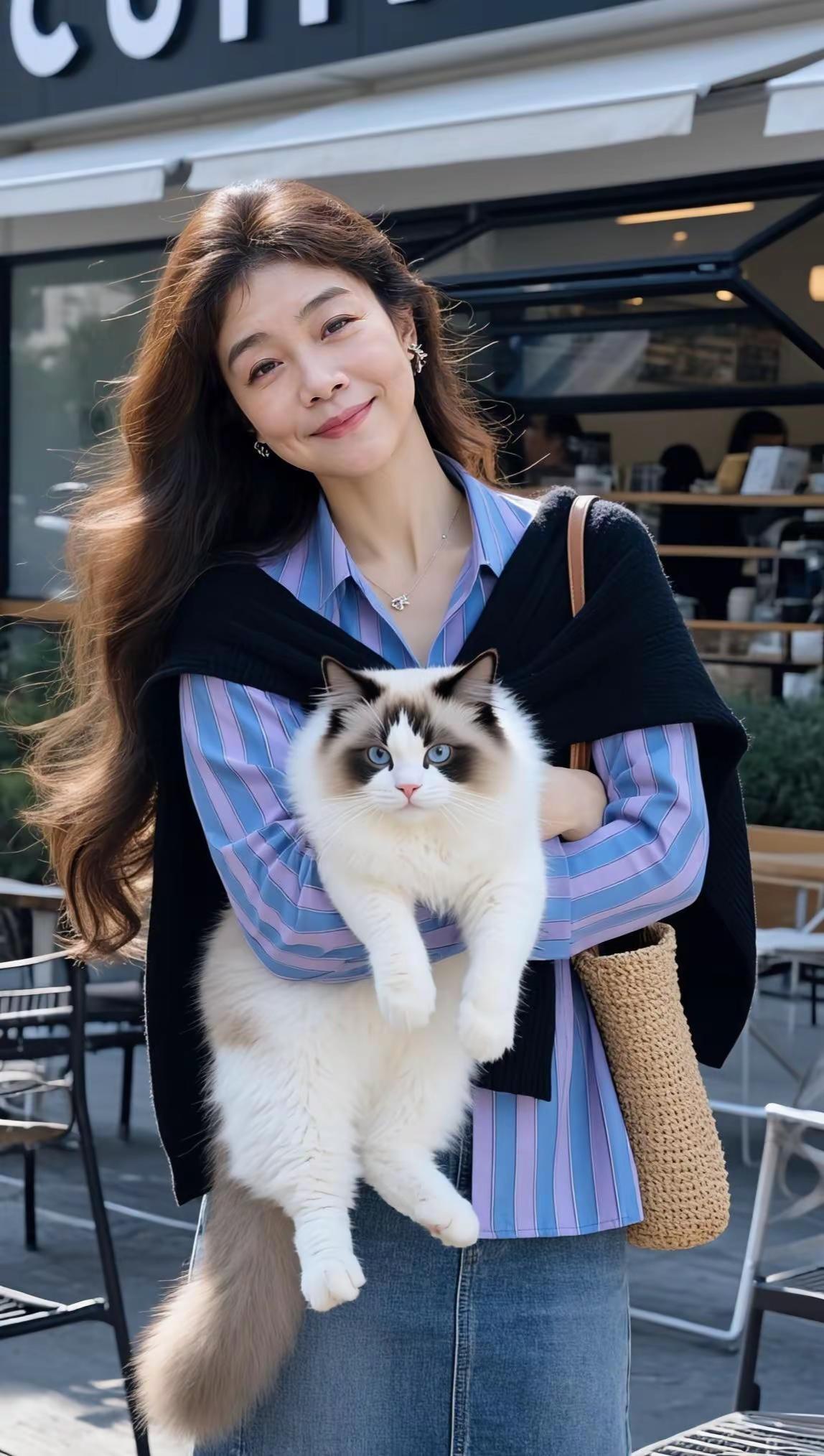 今日分享。AI街景生活照