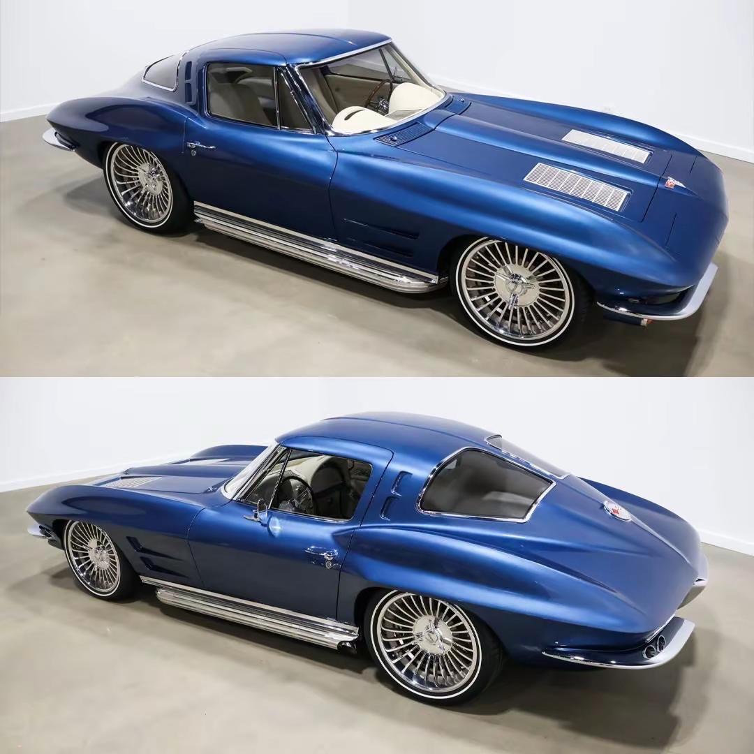 这台1963年雪佛兰Corvette分体式后窗双门跑车，是对经典美式性能的一次当