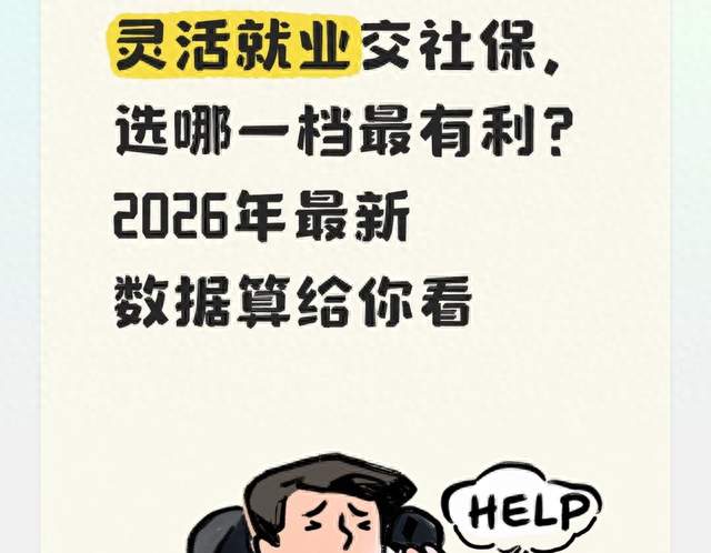 灵活就业交社保，选哪一档最有利？2026年最新数据算给你看