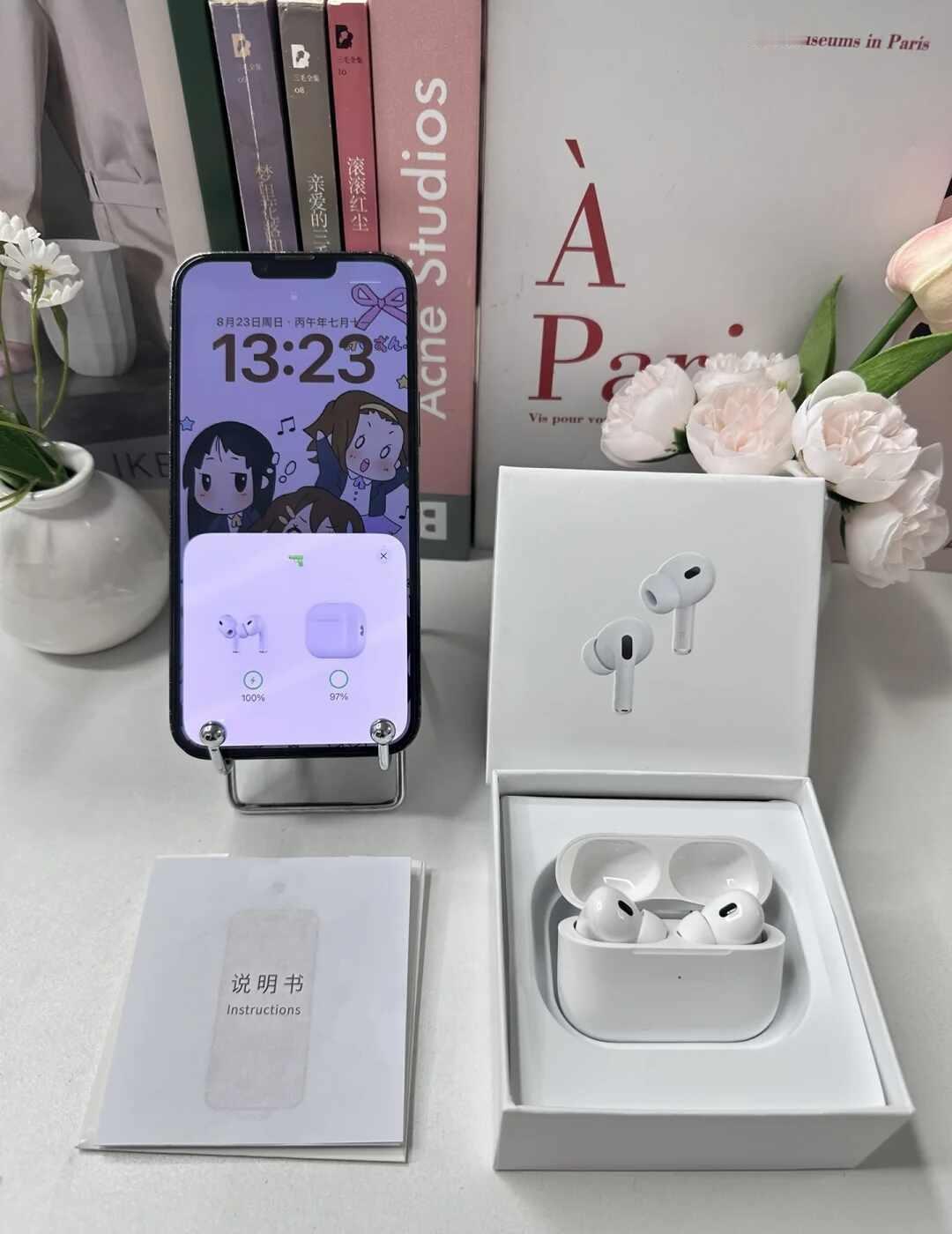 换了华强北Pro2，用了一周浅浅记录一下😂
旧耳机坏掉之后，纠结一番入手了华强