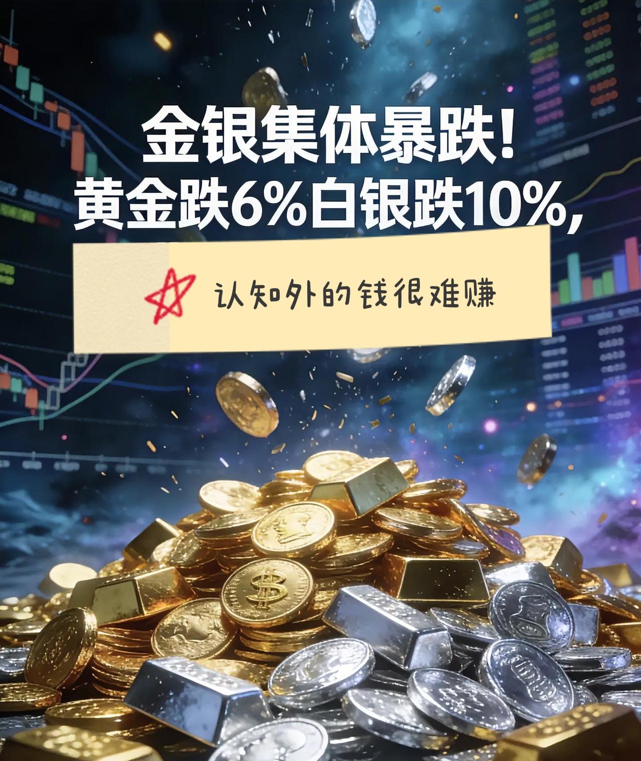 都说真金白银最值钱
最佳黄金白银关注度可高了[我想静静]
一会暴涨，一会暴跌！