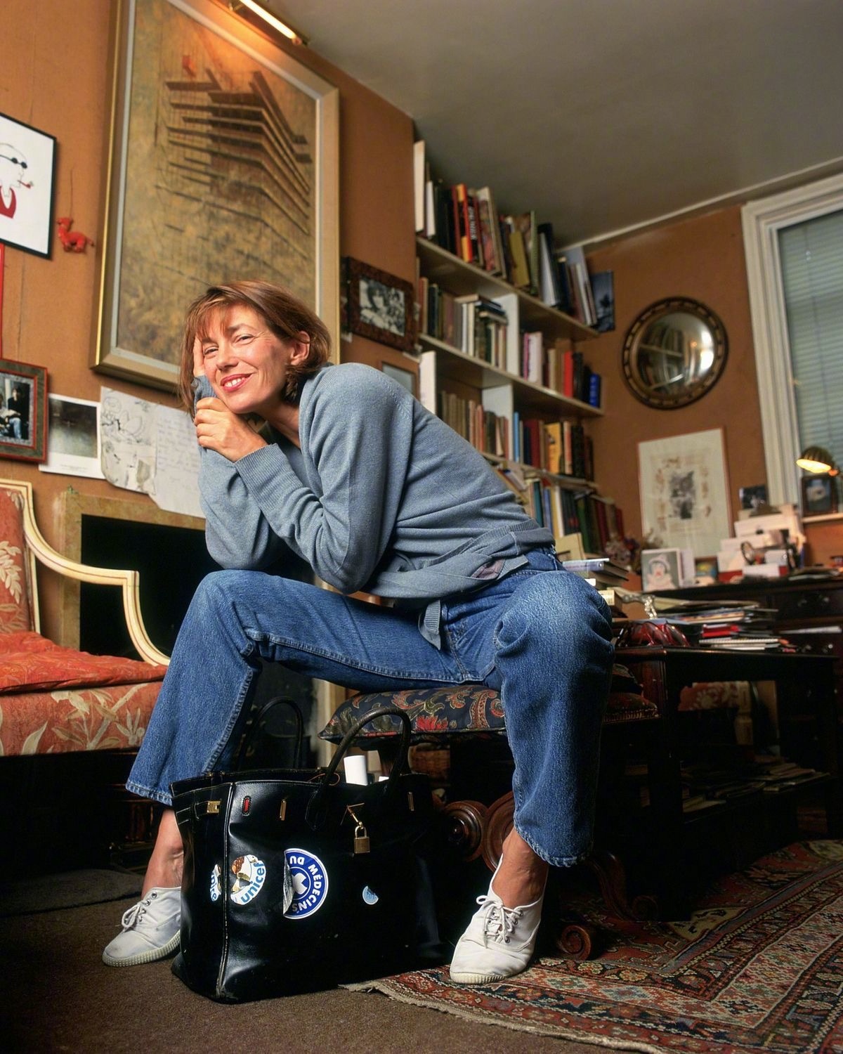mila时尚资讯 ，Jane Birkin 的原始版爱马仕 Birkin 包昨天