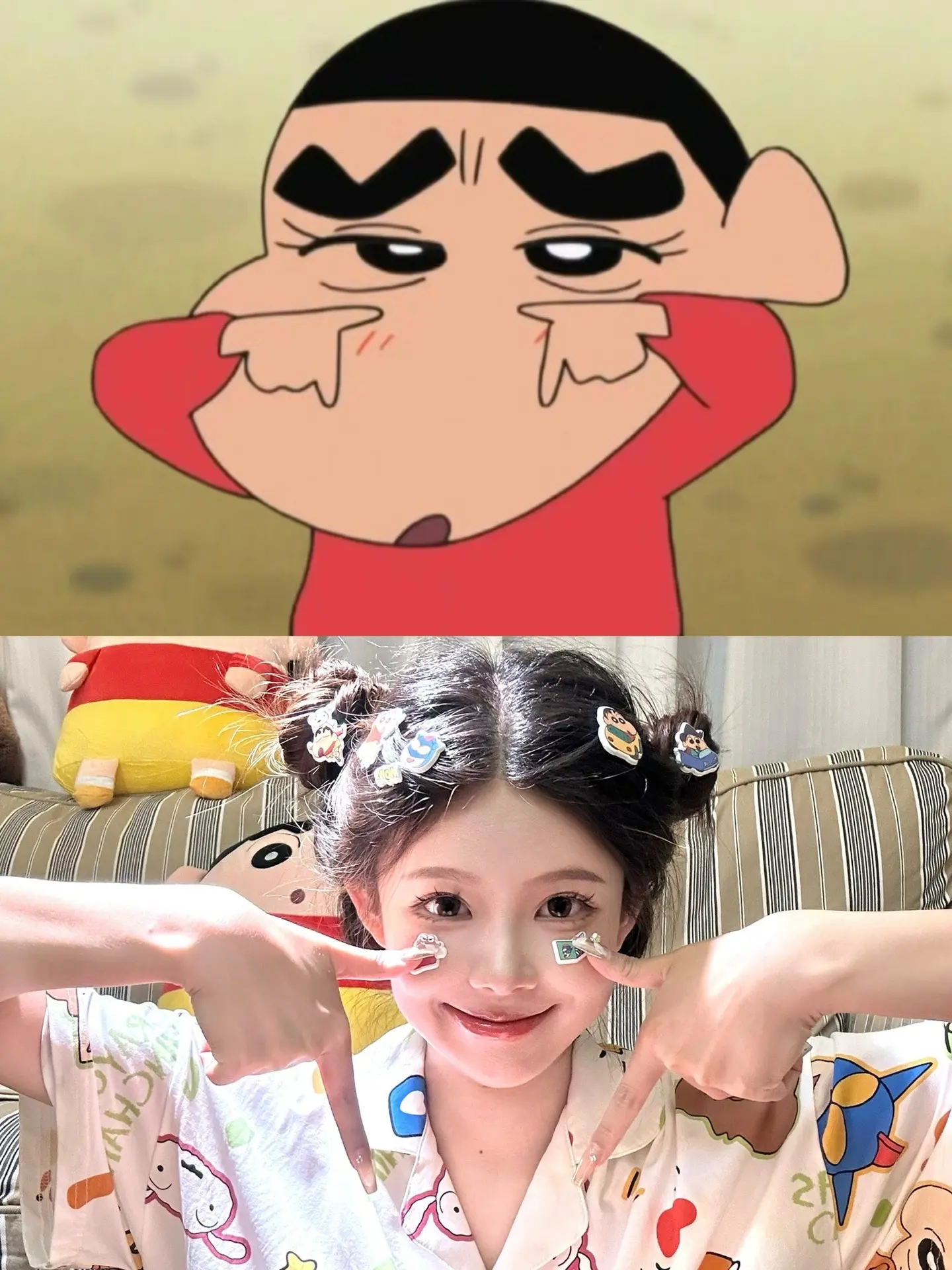 🖍️跟着蜡笔小新学拍照喽