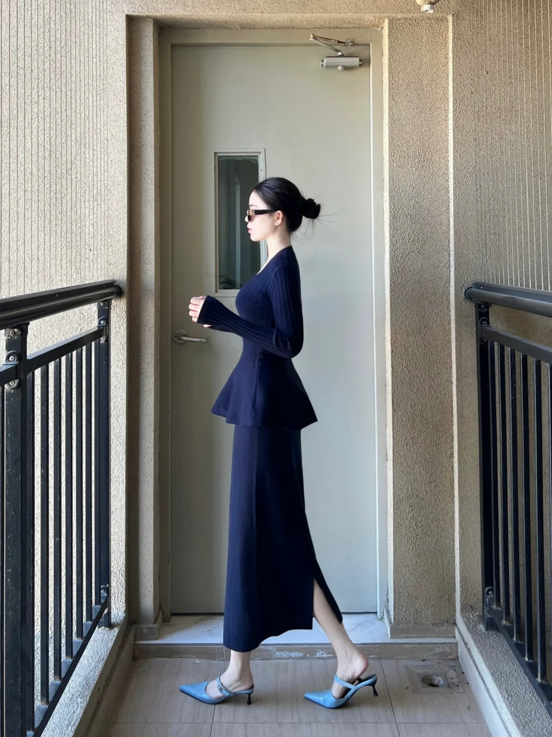 虽然有小肚子！但是冬天这样穿一点看不出来！