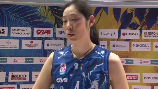 朱婷意甲砍25分创生涯新高，赛后称状态渐入佳境
女王归来！朱婷在科内利亚诺对阵蒙