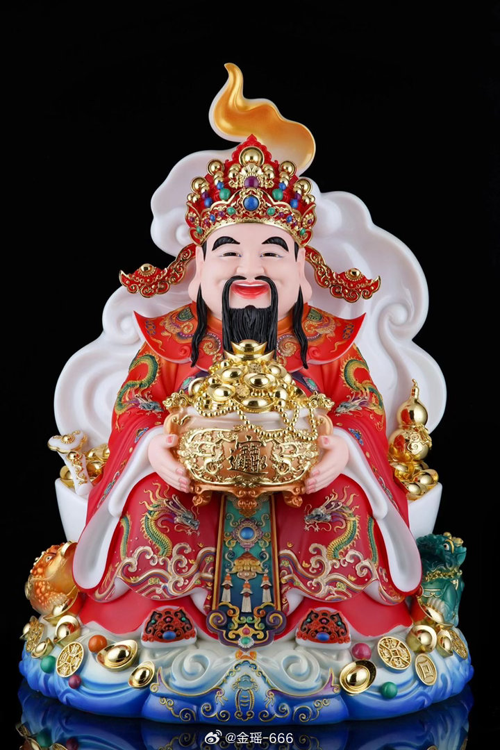 财神赐福招财进喜，请接住🙌🏻招财到财神赐福，招财进喜💰五路财神送财而来，金