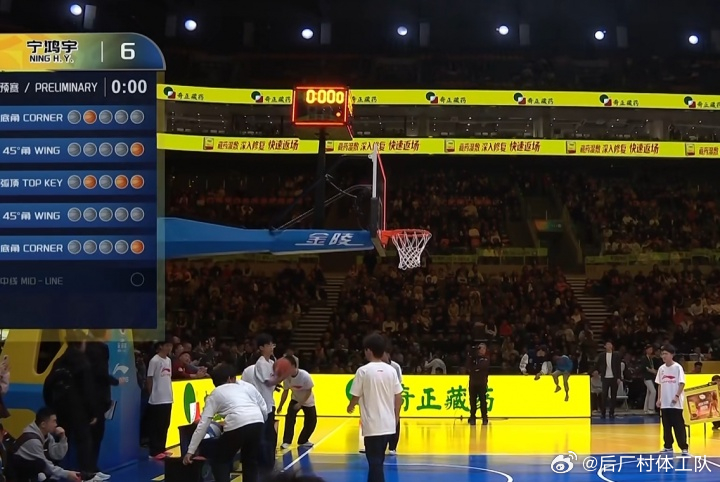 宁鸿宇三分大赛6分 不是哥们儿三分大赛6分，超越乔丹了 
