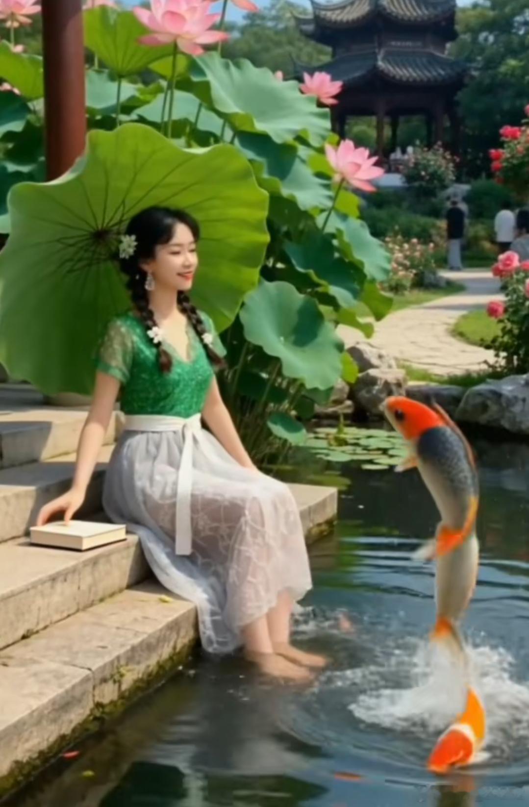 洋洋高锐_近水楼台先得月·吗◎想的时候花……未开如今……六月梦又来◎荷花池边翠…