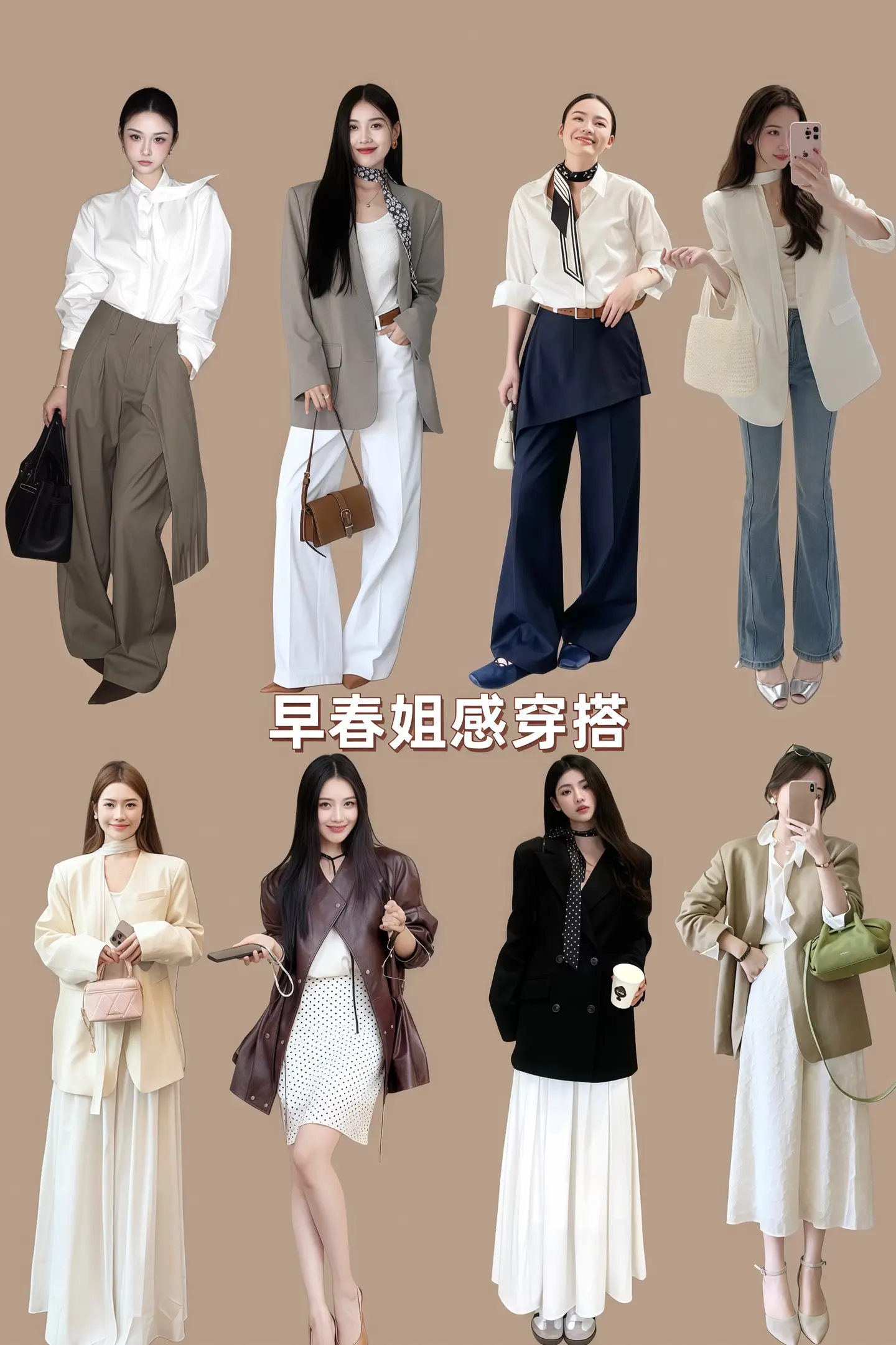 早春姐感穿搭 高级感穿搭 御姐 时髦精春日穿搭