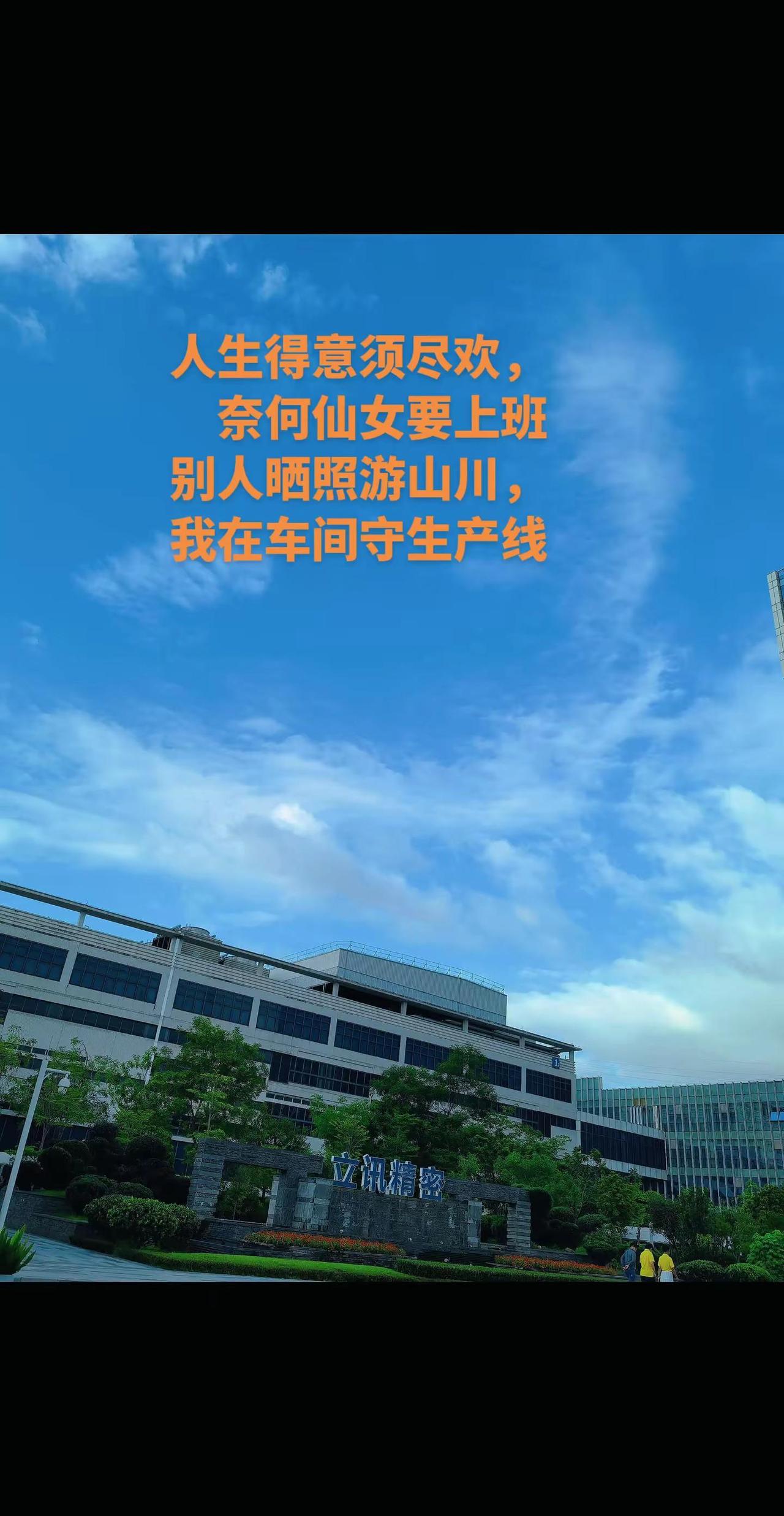人生得意须尽欢，奈何仙女要上班别人晒照游山川，我在车间守生产线玩法合伙人计划 情