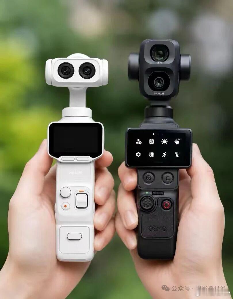 大疆DJI Pocket4P和影石Insta Luna Ultra，哪个更好看？