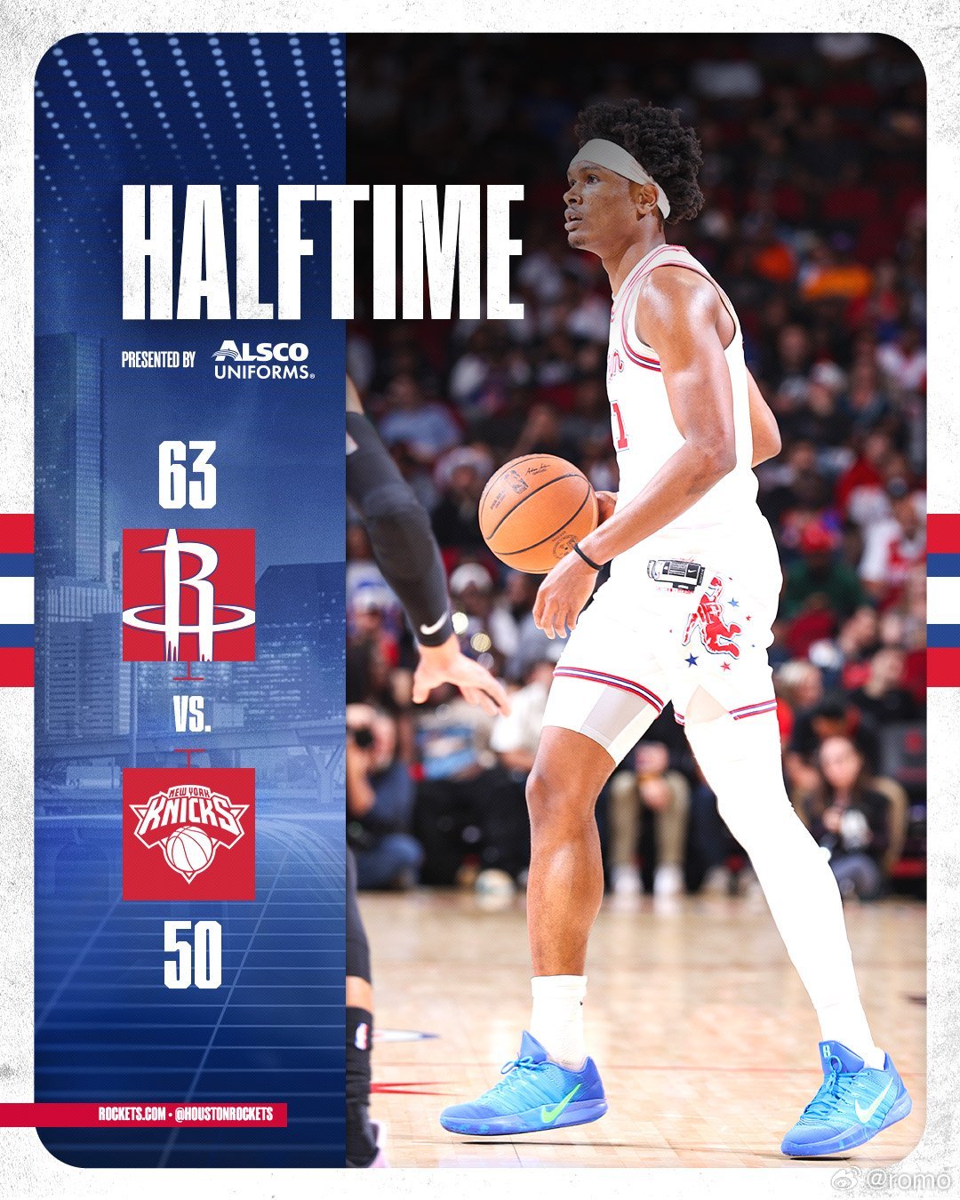 半场领先13分被最后1分钟打了一个0：6，但上半场依然出彩：全队投篮58.5%，