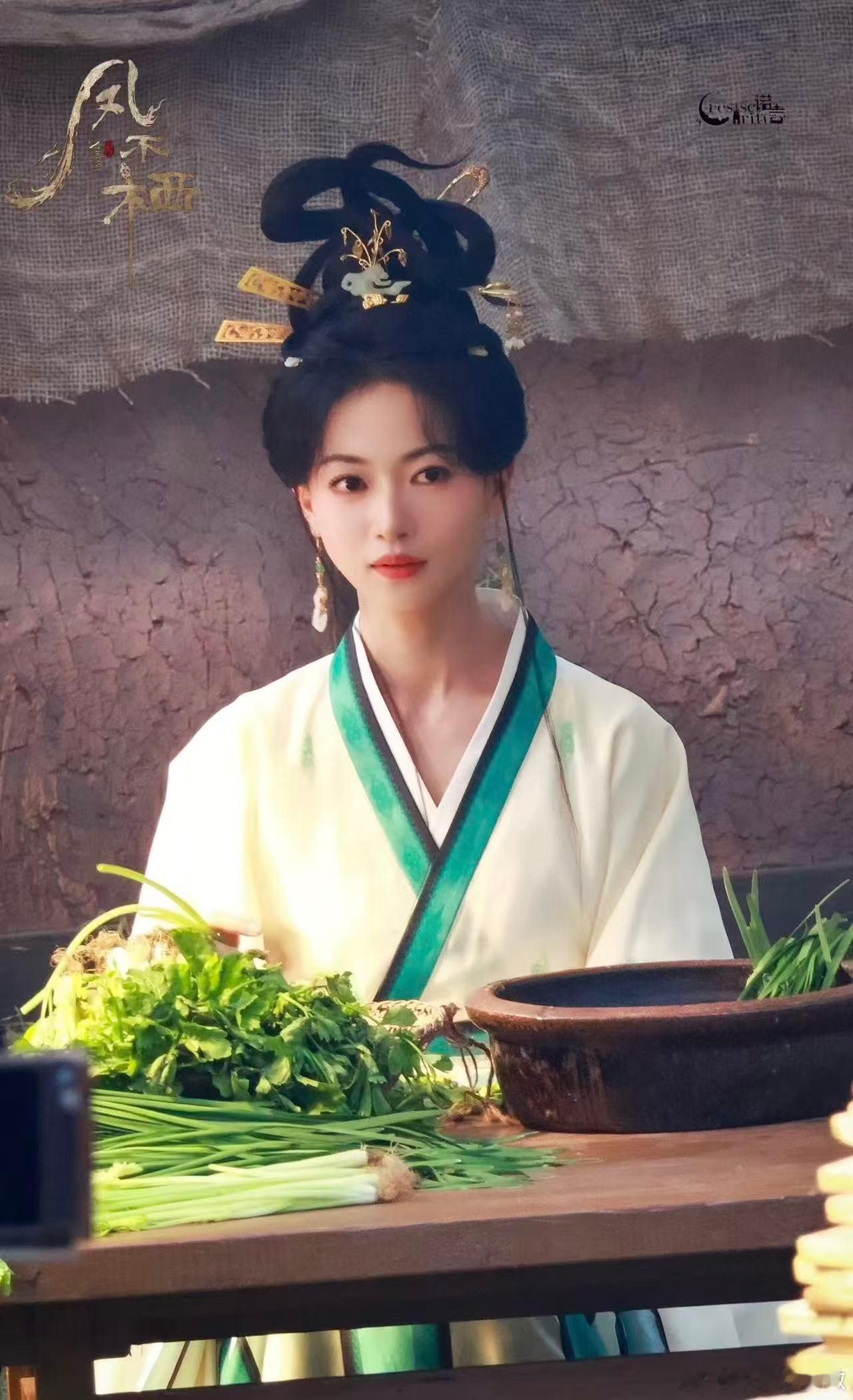 吴谨言新角色妆造夯爆了吴谨言秦长歌的妆造夯爆了！！好适合魏晋风啊她 