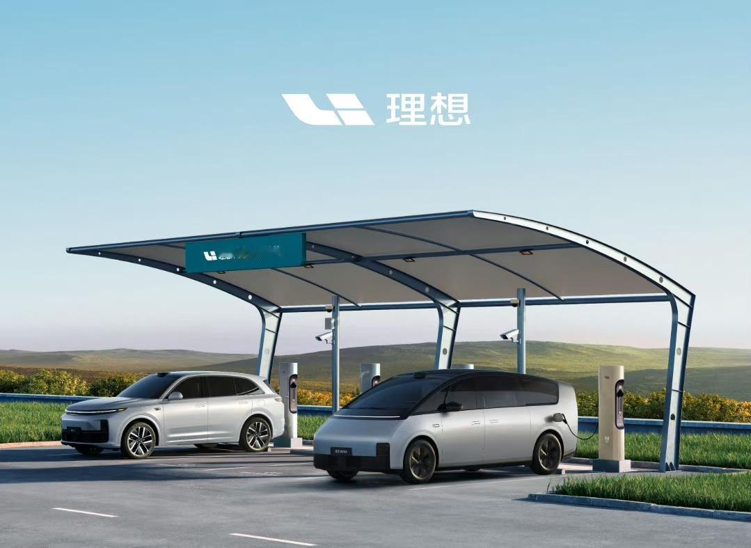 理想充电站最新战报：29天内新增9座5C超充站！理想汽车2月份在全国的高速上建设