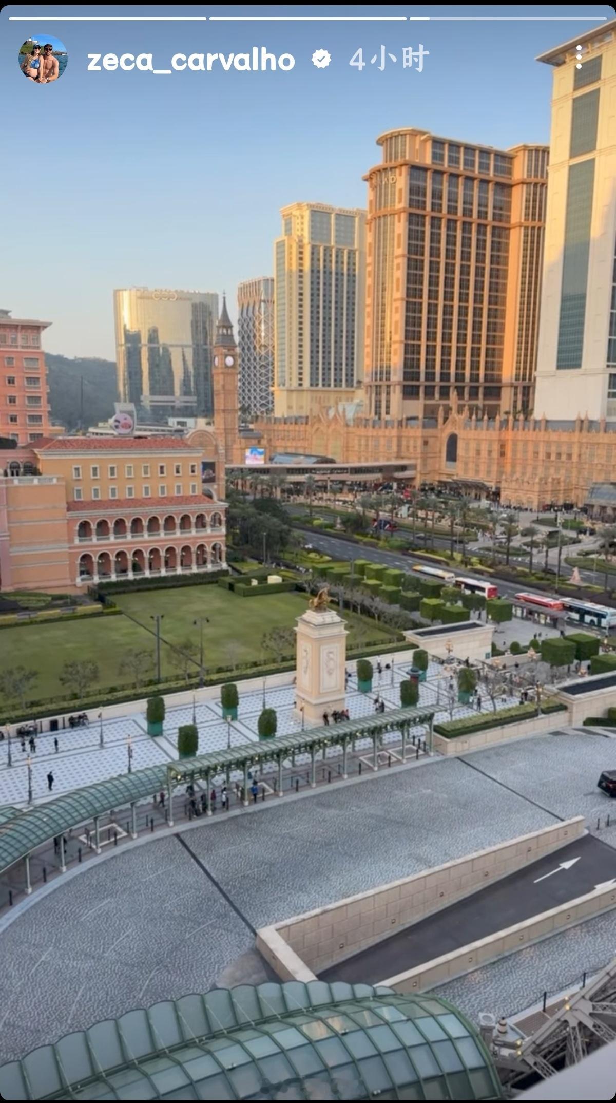 山东泰山 泽卡更新个人社媒山东泰山外援动态