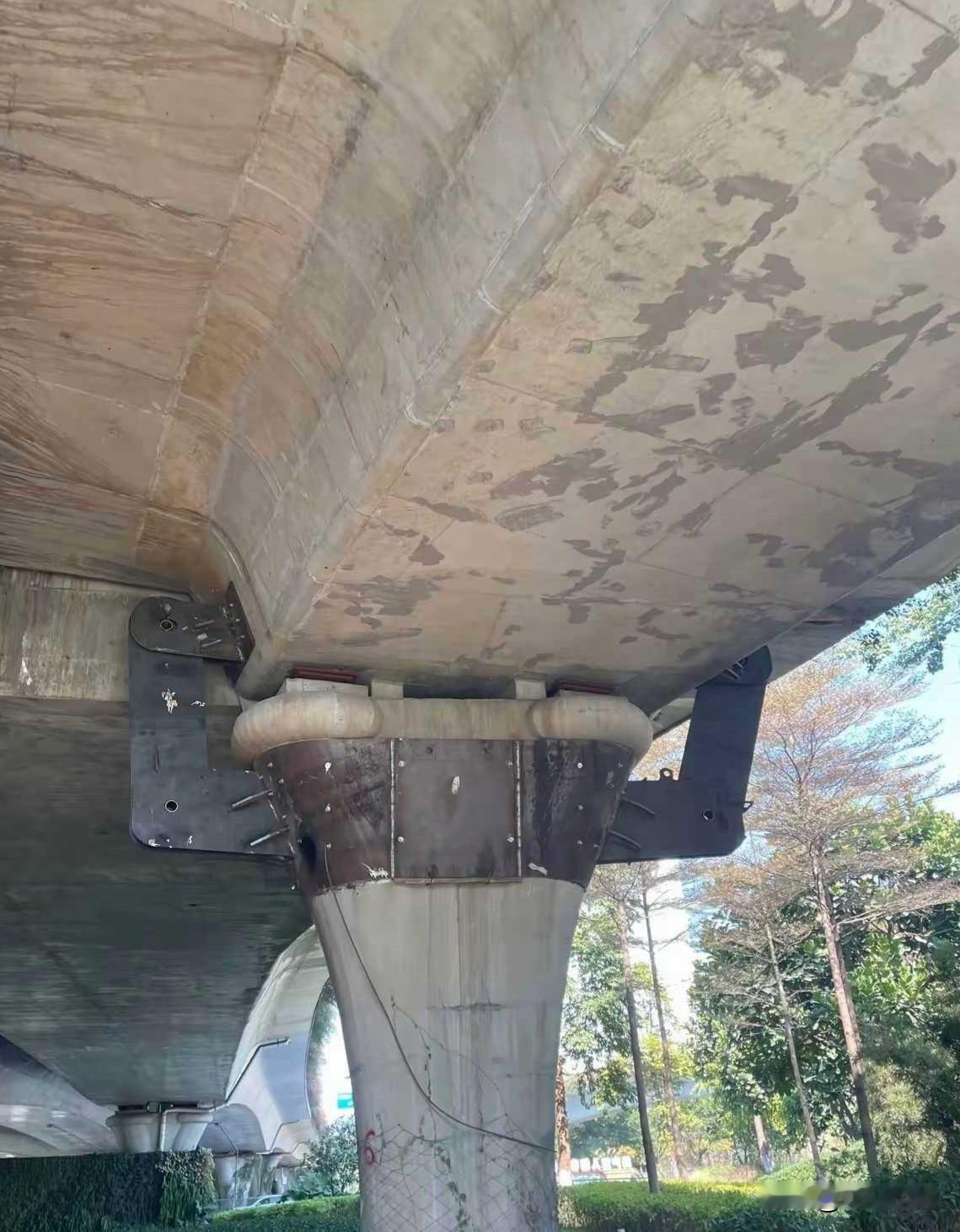 记录我的2026立交桥墩这么加固有效果吗