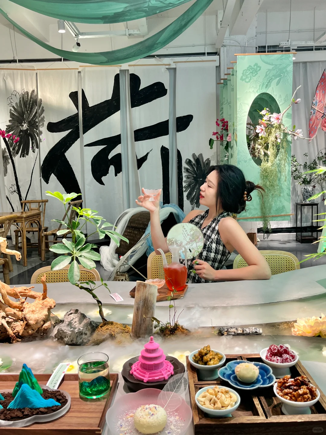 曲水流觞下午茶🍃梦华录同款在苏州喝到了！