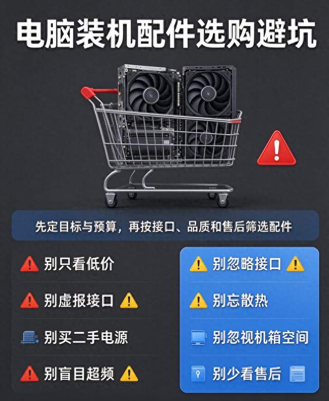 电脑装机配件选购避坑：从_看花眼_到_不被坑_，只差这份清单
