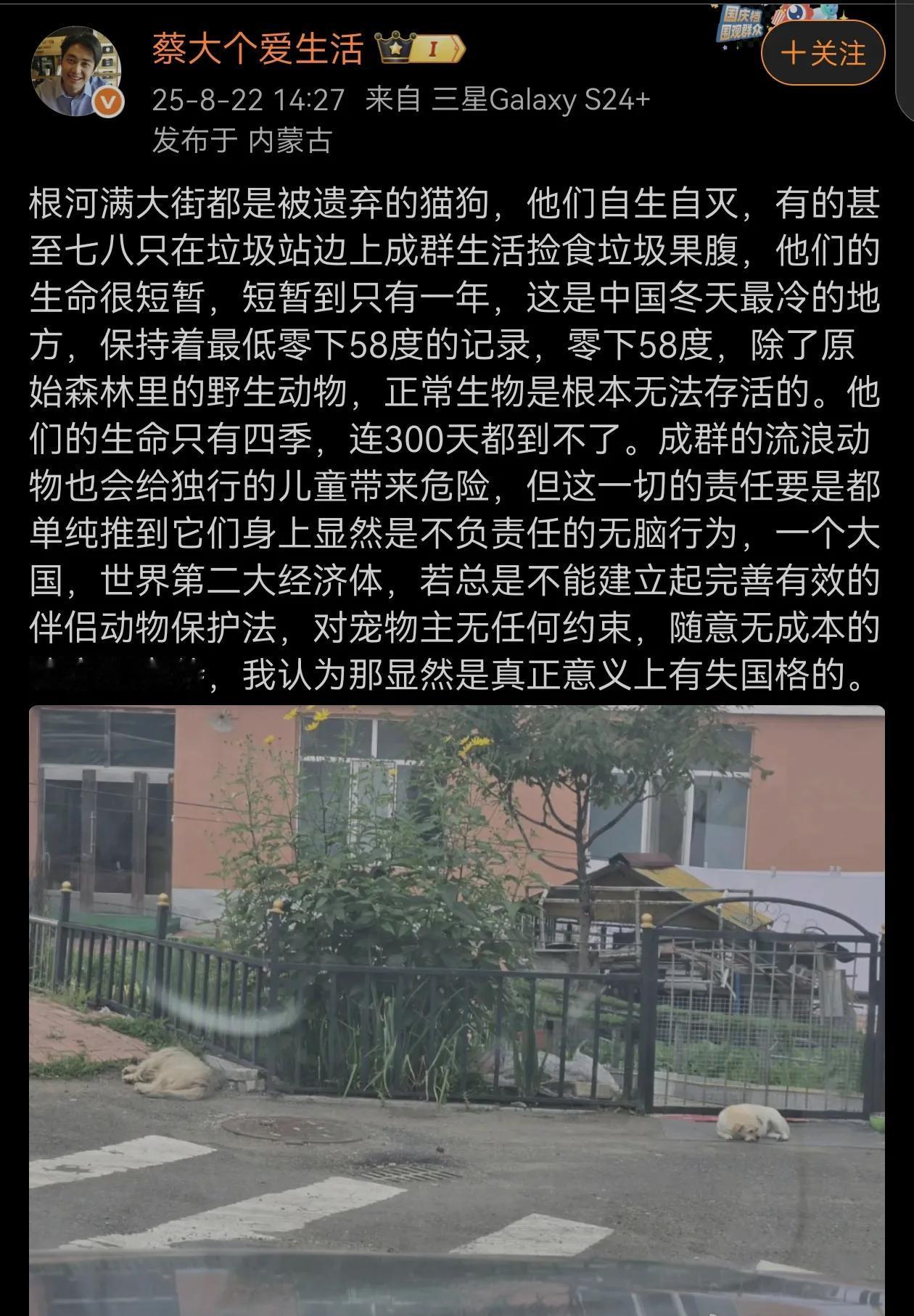 宠物这玩意，有条件就养，没条件千万不要脑袋发热去养，养了就要负责到底。有些人三天