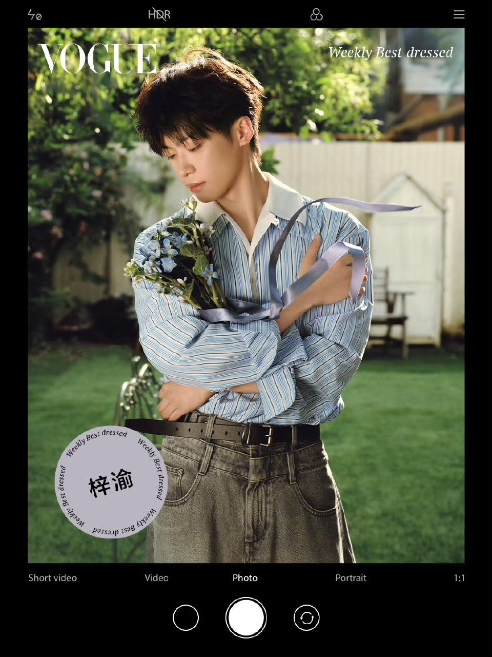 原来Vogue已经两度评选梓渝为最佳穿搭，不愧是时尚新贵！ 